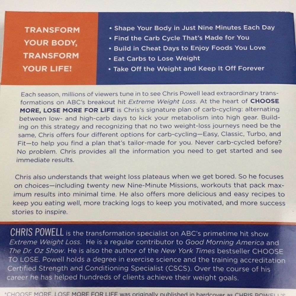 Diet Book, Choose More, Lose More For Life, Chris Powell - Picture 6 of 6